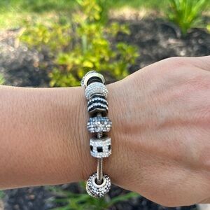 Helzberg’s Diamonds Crystal Expressions Charms Bracelet Pandora